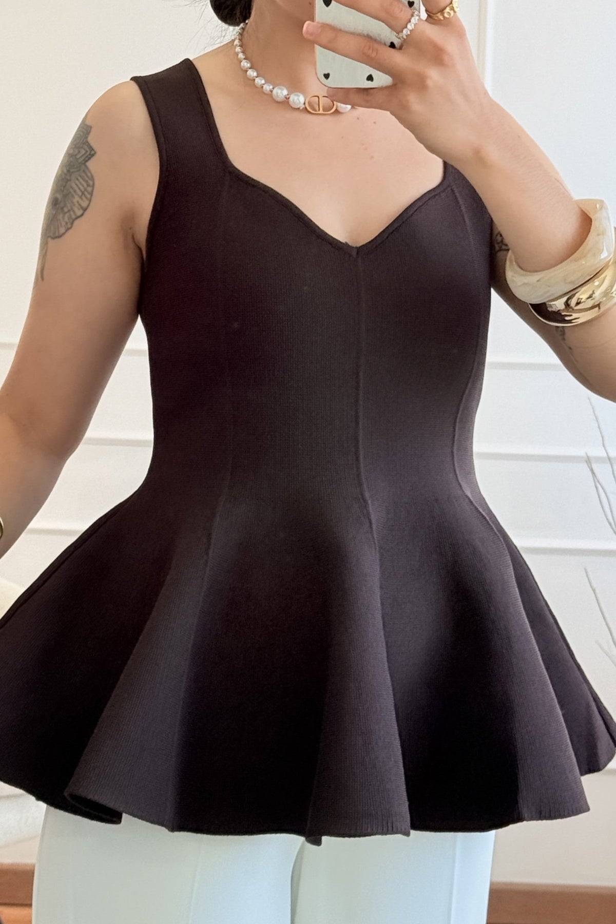 Top com folhos - lavishiochicTOPlavishiochic