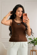 Top com logo LUMINA comprido - lavishiochicTOPlumina