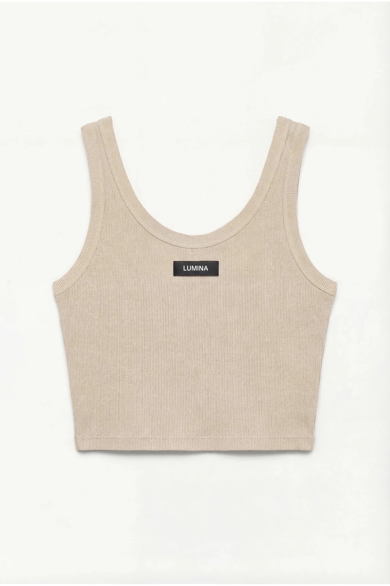 Top com logo LUMINA curto - lavishiochicTOPlumina
