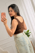 Top com logo LUMINA curto - lavishiochicTOPlumina