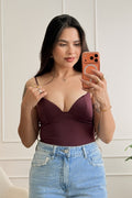 Top de alças finas com copas moldadas 2.0 - lavishiochicTOPlavishiochic