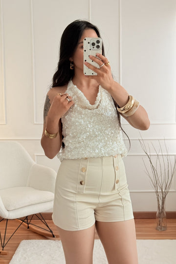 Top de lantejoulas AZAKA - lavishiochicTOPAZAKA