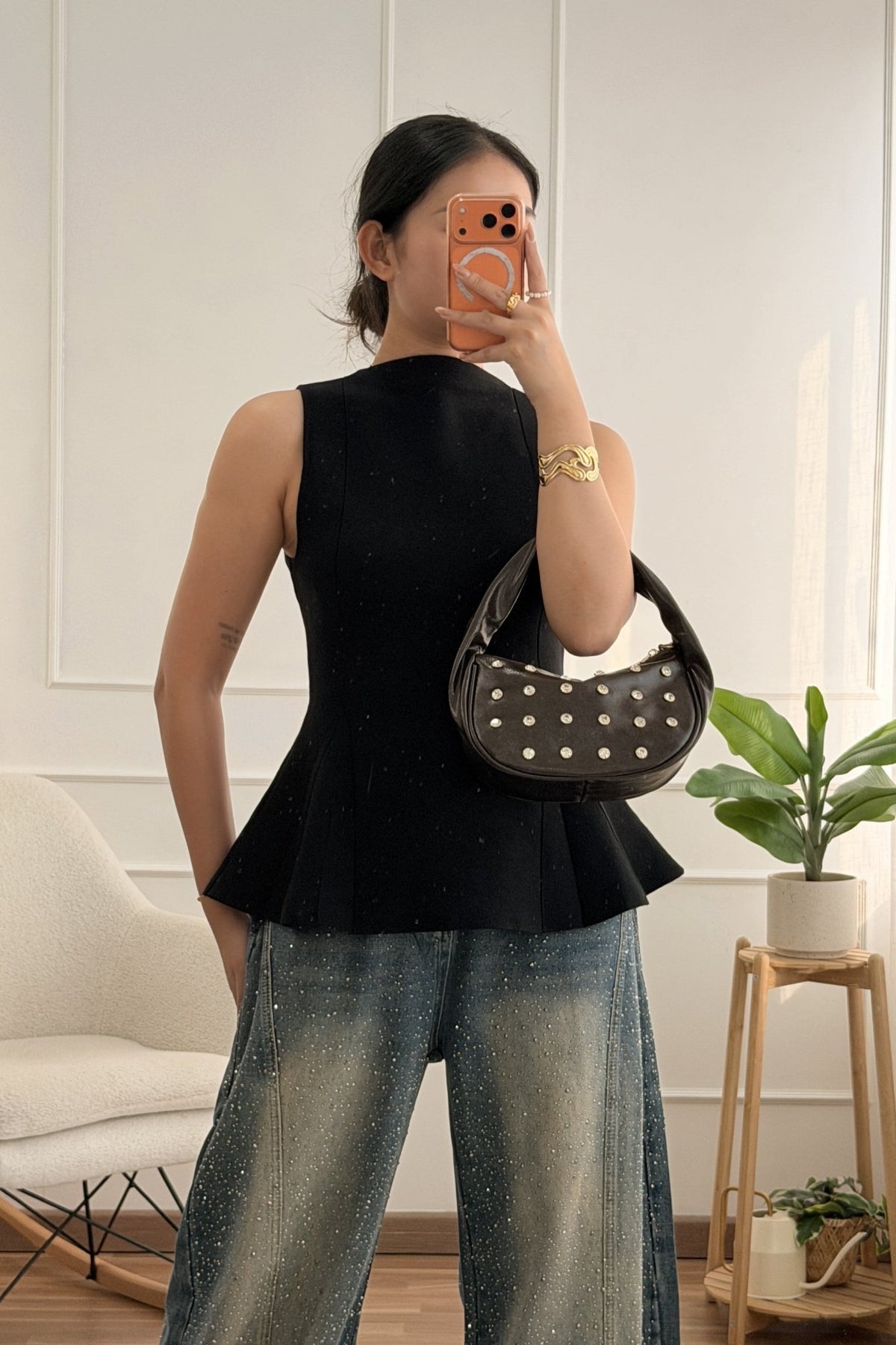 Top de malha gola alta - lavishiochicTOPlavishiochic