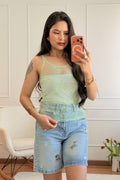 Top de renda floral LUMINA - lavishiochicTOPlumina