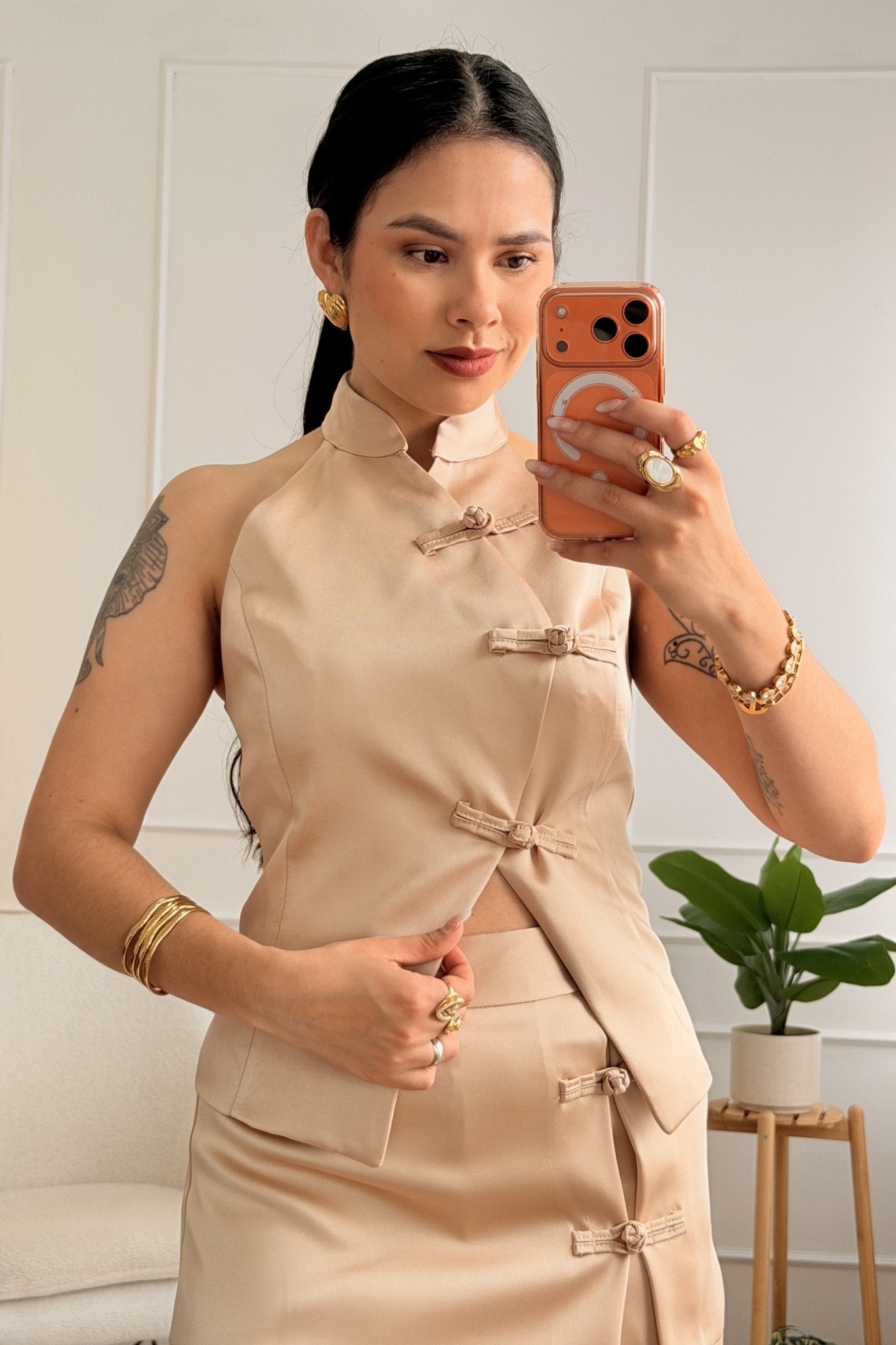 Top fecho chinês LUMINA - lavishiochicTOPlumina