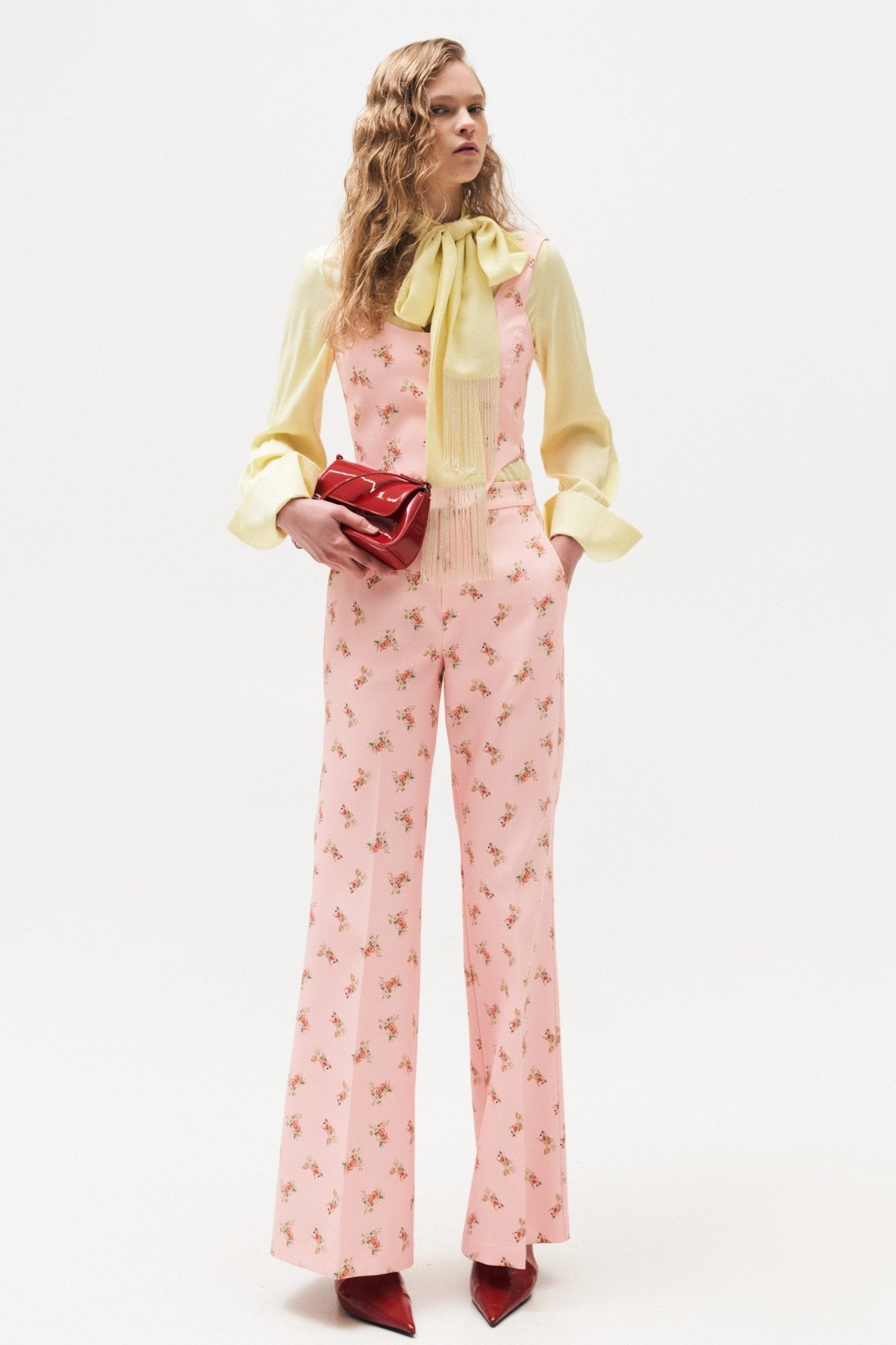Top floral all - over LUMINA - lavishiochicTOPlumina