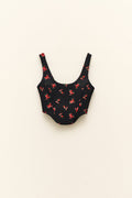 Top floral all - over LUMINA - lavishiochicTOPlumina