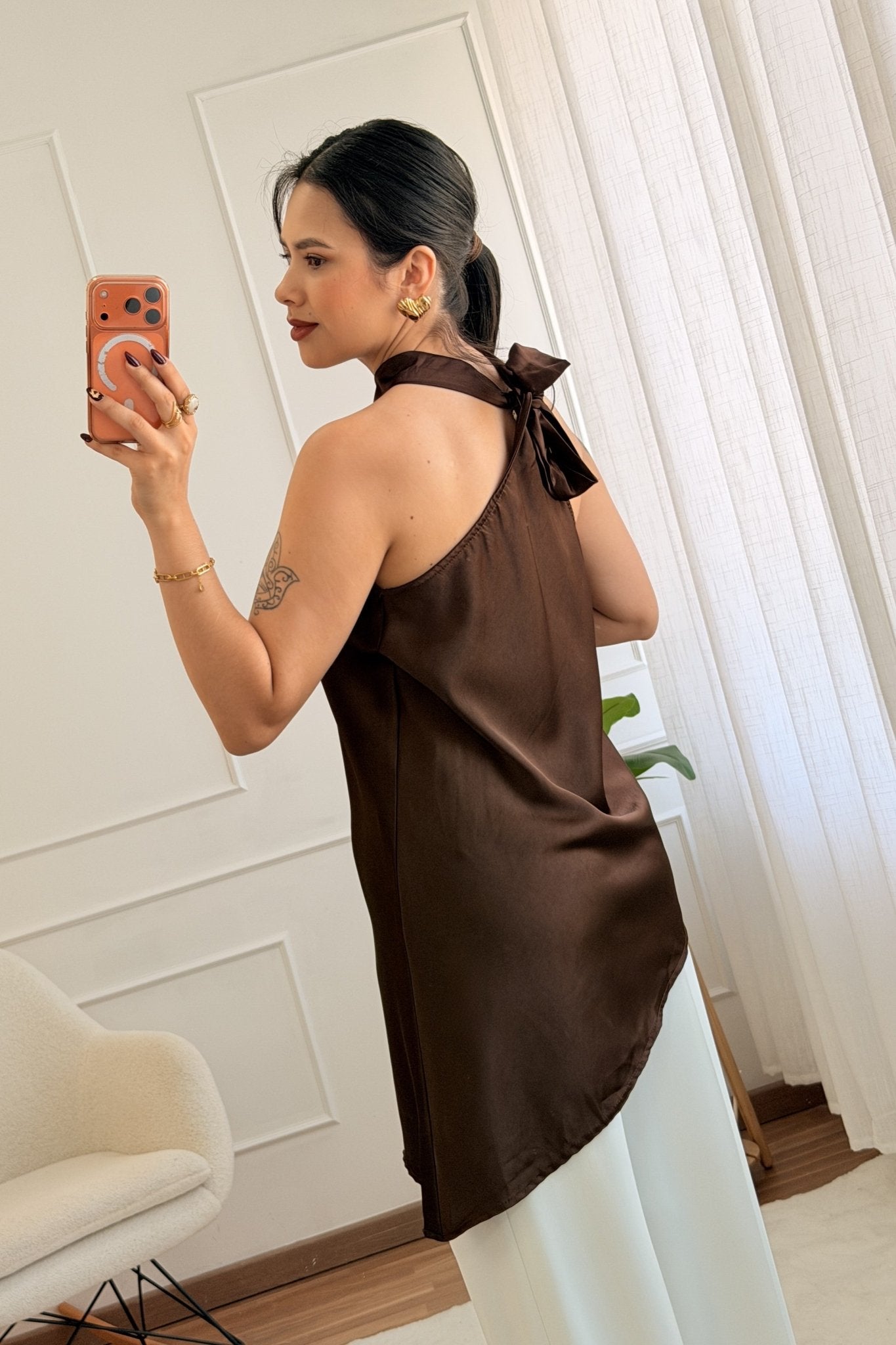 Top halter assimétrico - lavishiochicTOPlavishiochic