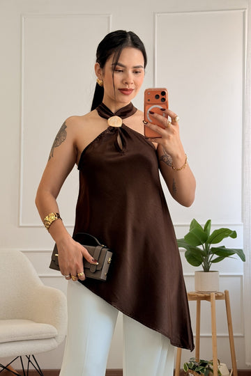 Top halter assimétrico - lavishiochicTOPlavishiochic