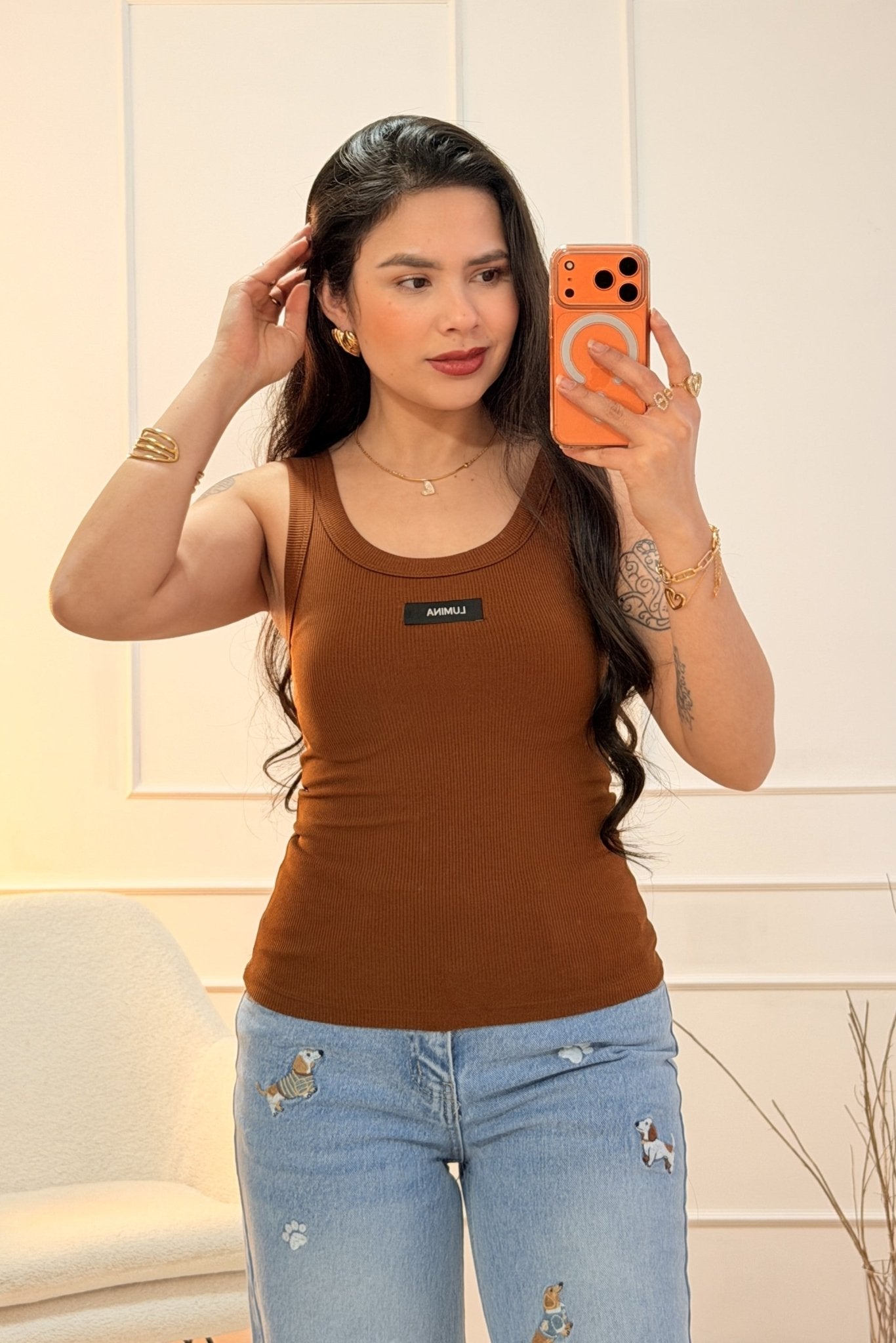 Top LUMINA (comprido) - lavishiochiccoletelumina