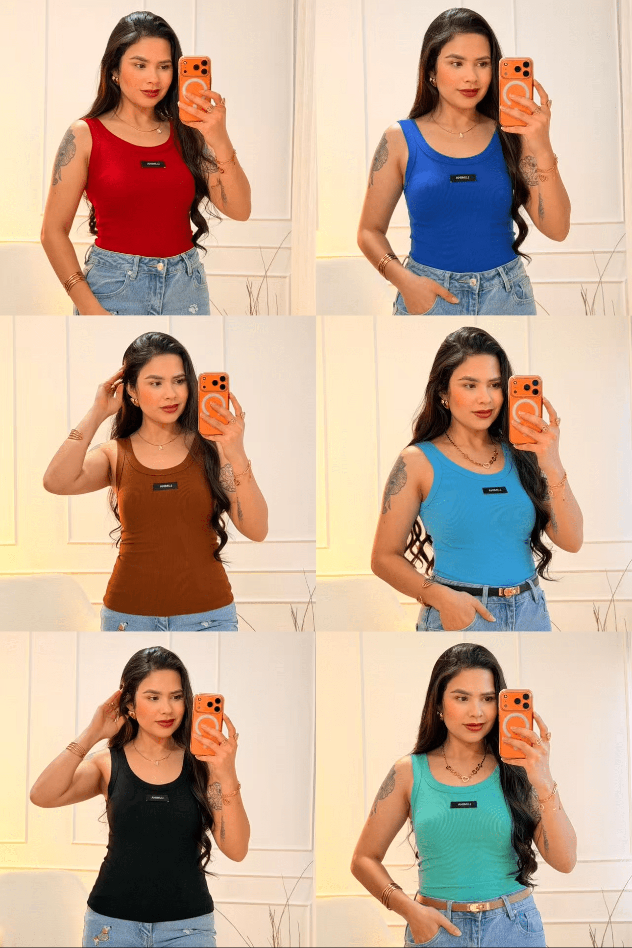 Top LUMINA (comprido) - lavishiochiccoletelumina