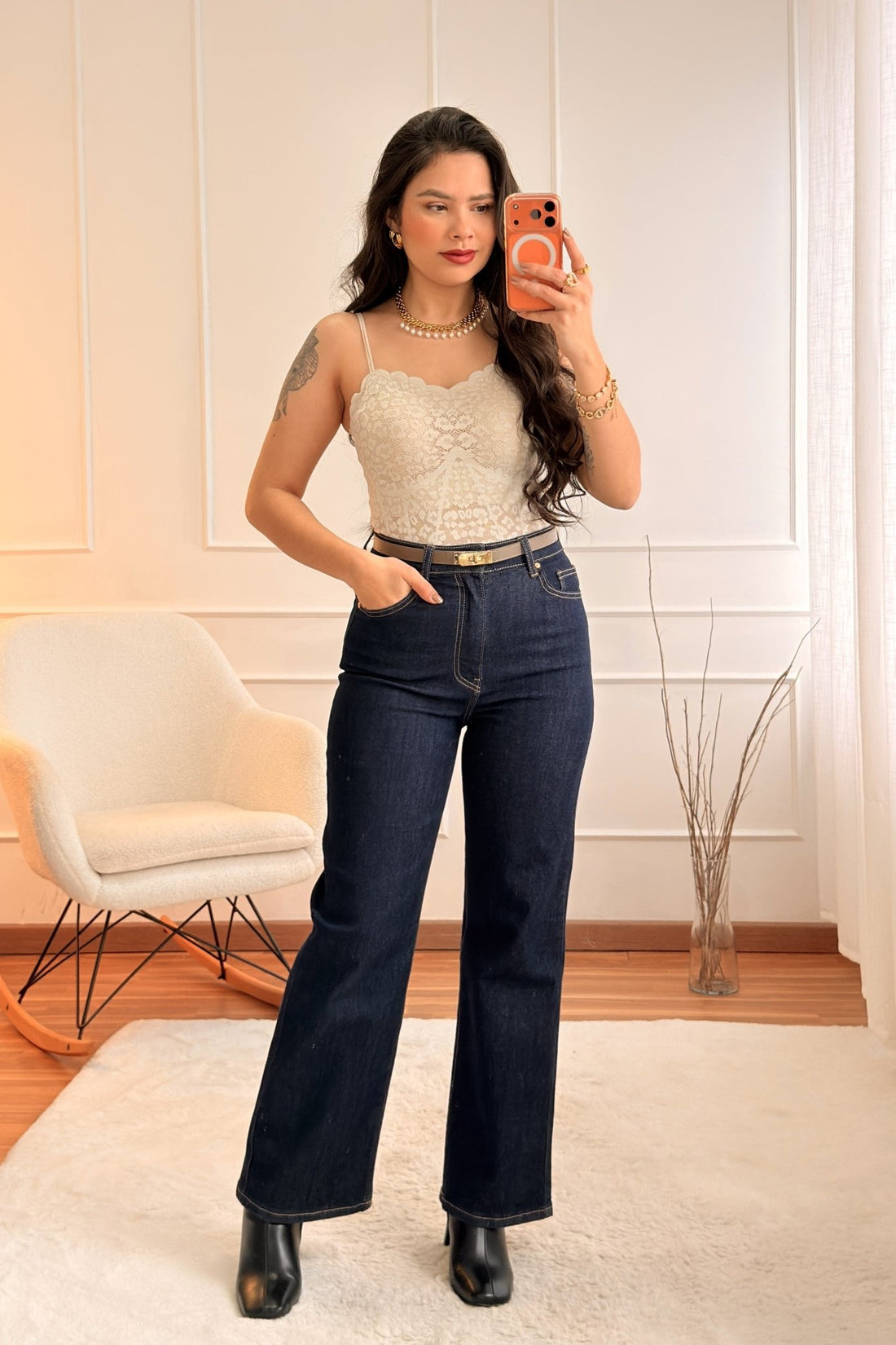 Top rendado com Alças Ajustáveis - lavishiochicTOPlavishiochic