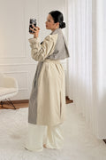 Trench coat axadrezado DROLE DE COPINE - lavishiochiccasacoDrole de copine Paris