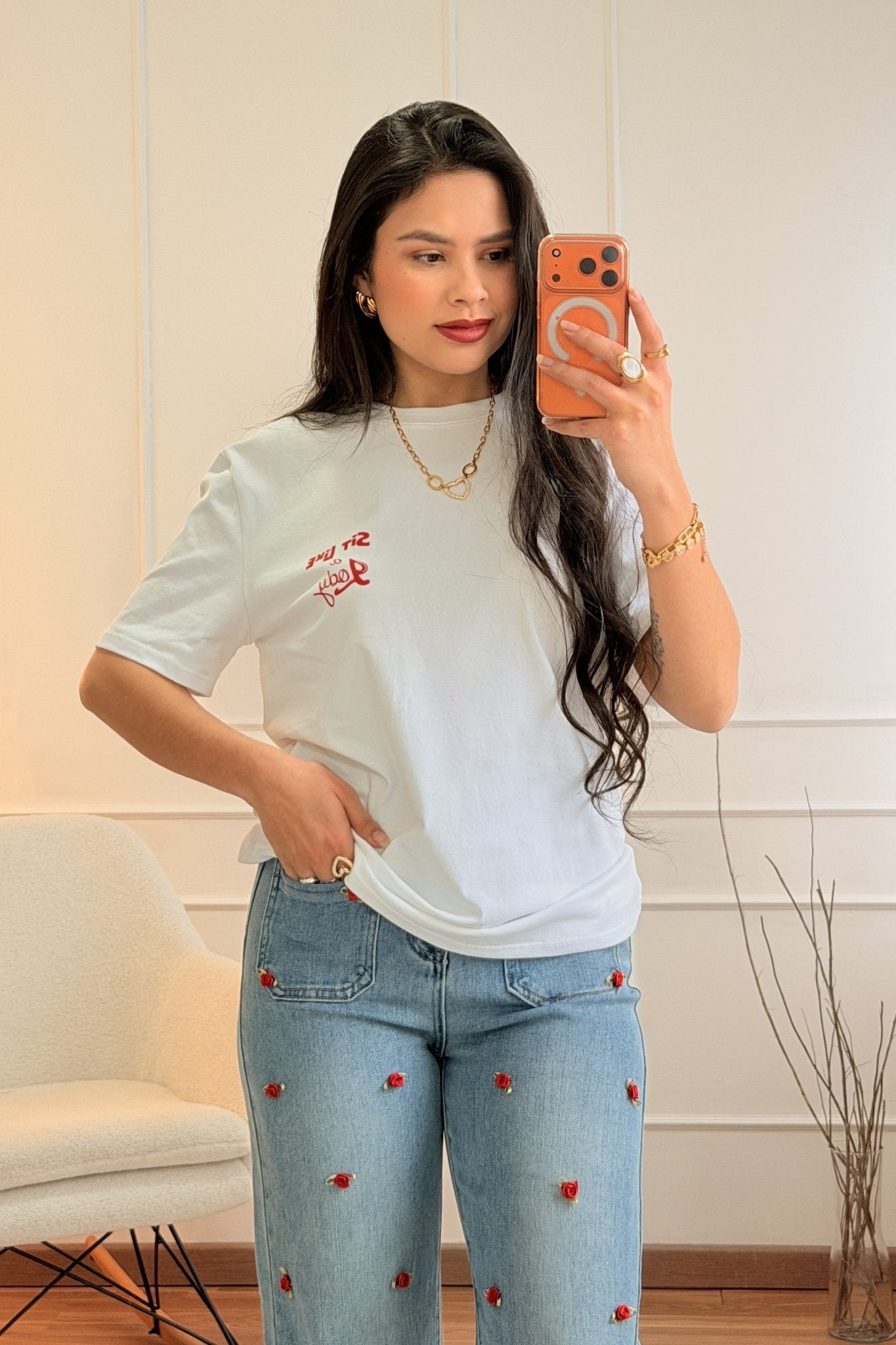 Tshirt estampada nas costas – LUMINA - lavishiochict-shirtlumina