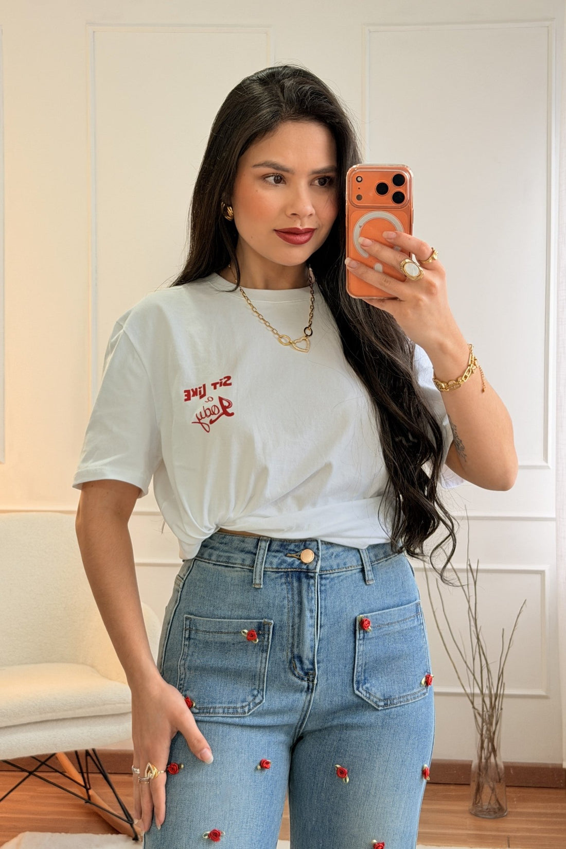 Tshirt estampada nas costas – LUMINA - lavishiochict-shirtlumina