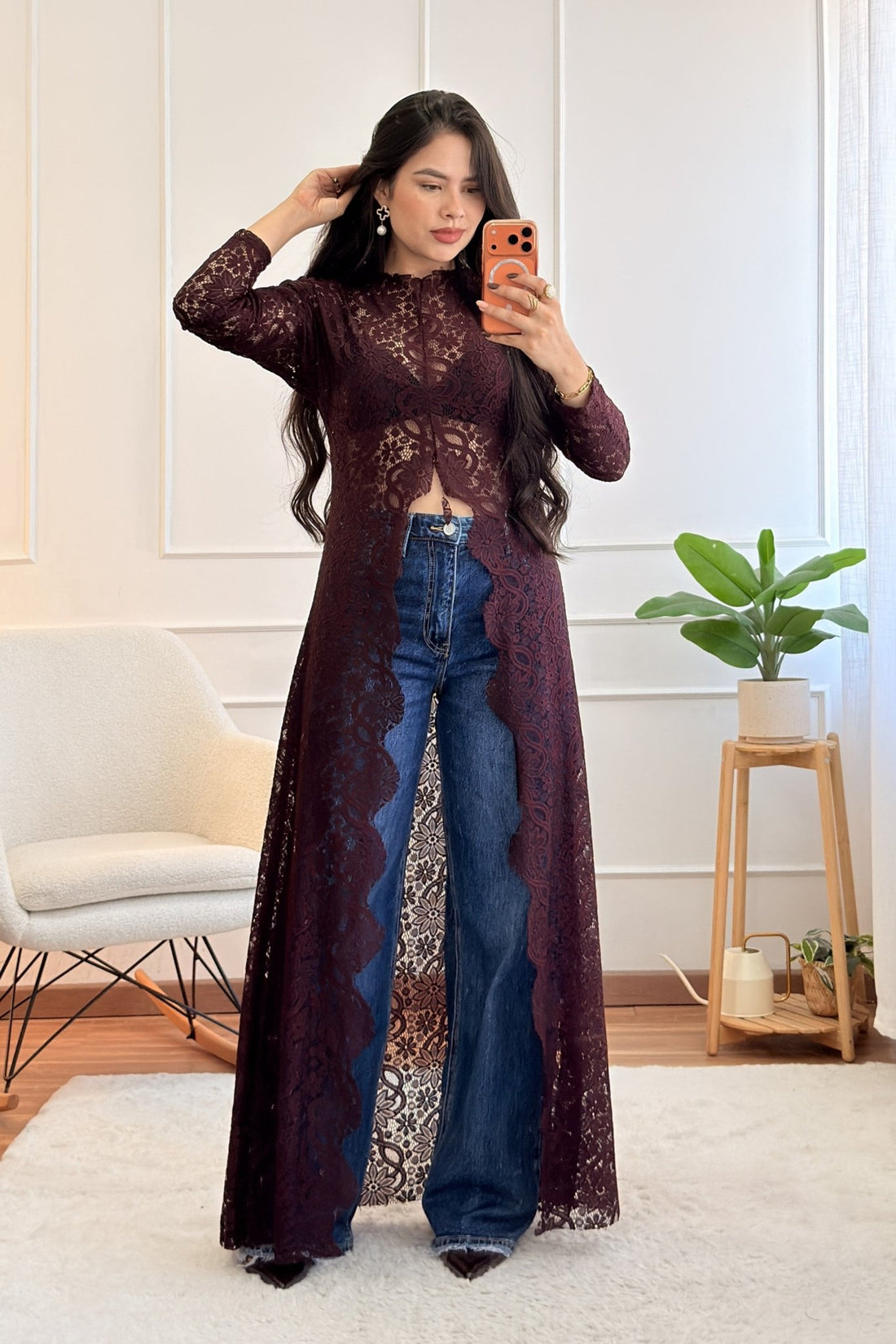 Túnica longa em renda - lavishiochicBlusalavishiochic