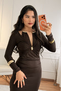 Vestido 2.0 com mangas longas - lavishiochicvestidolavishiochic
