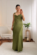 Vestido alça com detalhe de metal e costas amarrável - lavishiochicvestidolavishiochic