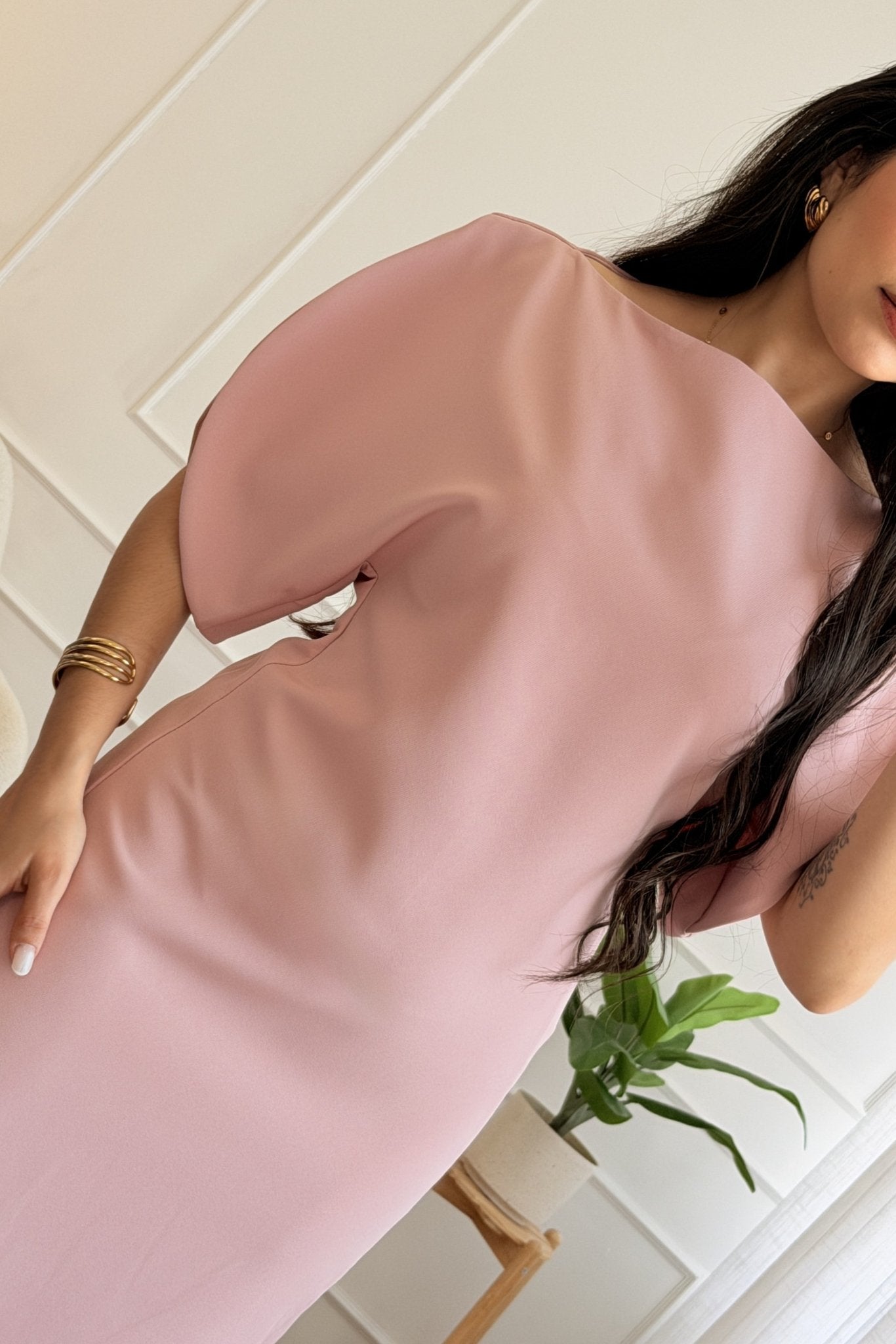 Vestido assimétrico elegante - lavishiochicvestidolavishiochic