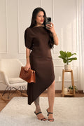Vestido assimétrico elegante - lavishiochicvestidolavishiochic