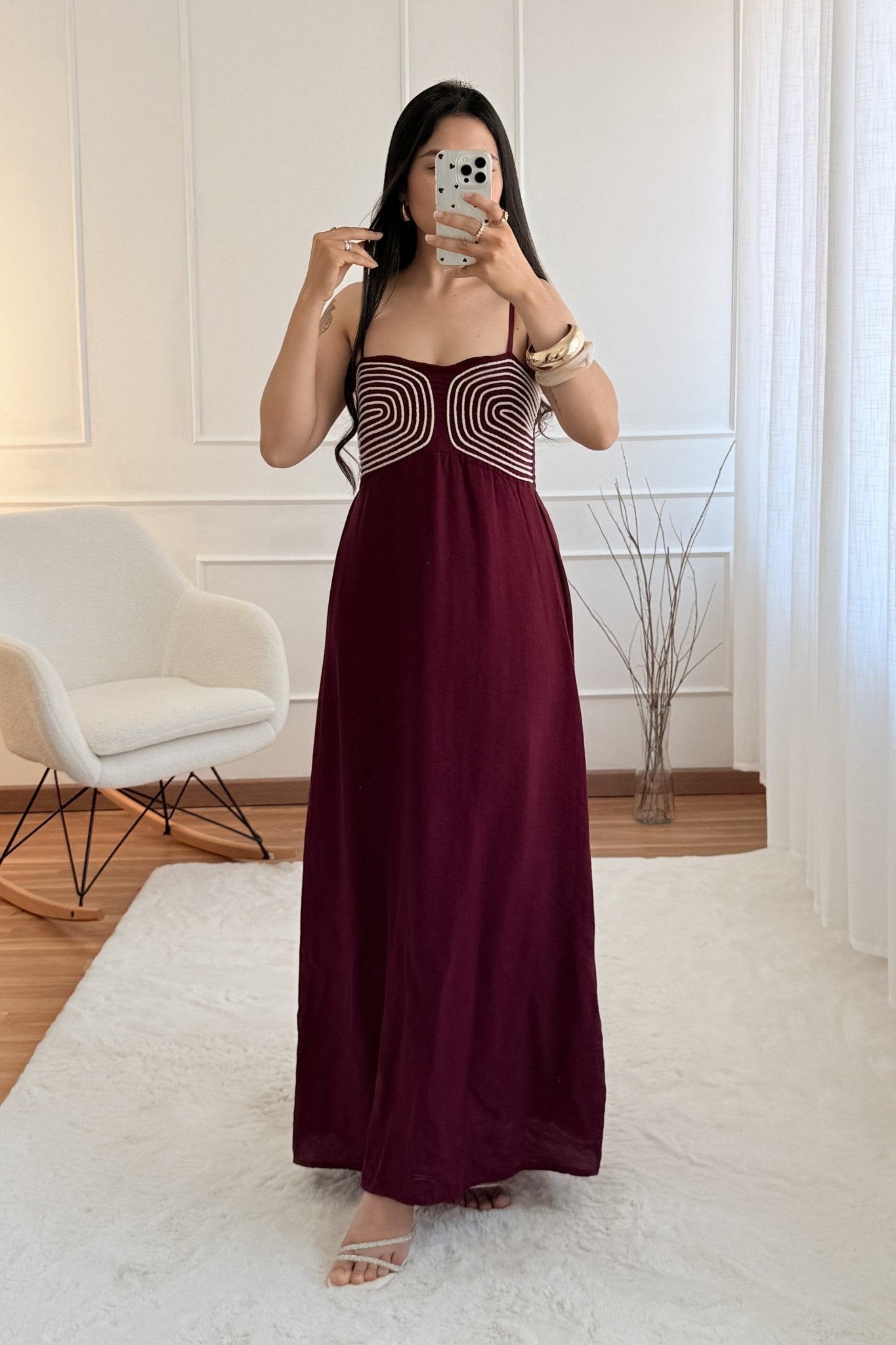 Vestido bordado em relevo - lavishiochicvestidolavishiochic