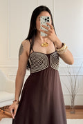 Vestido bordado em relevo - lavishiochicvestidolavishiochic