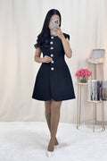 Vestido botões diamante MOCHY - lavishiochicvestidoMochy