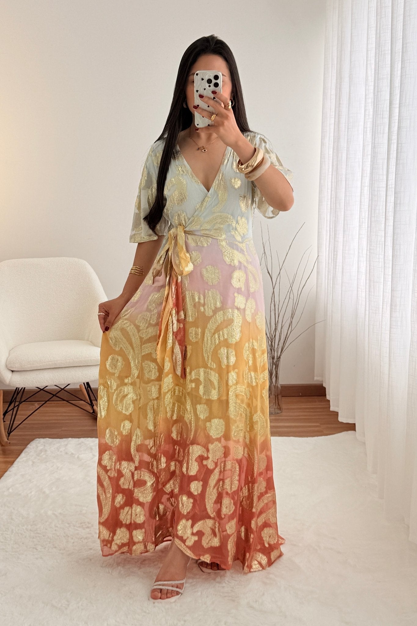 Vestido brilho dourado - lavishiochicvestidolavishiochic