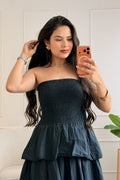 Vestido cai-cai em camadas - lavishiochicvestidolavishiochic