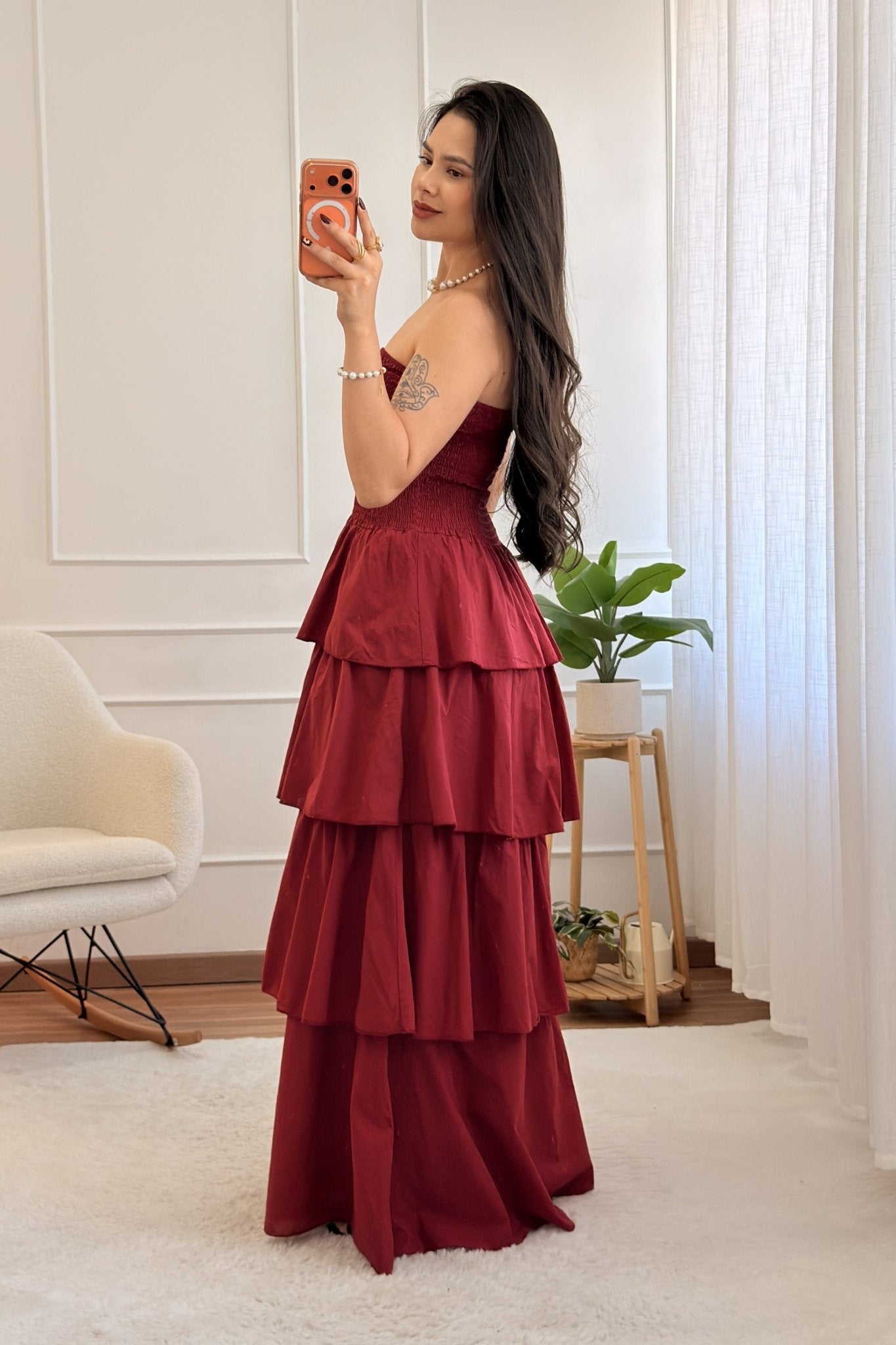 Vestido cai-cai em camadas - lavishiochicvestidolavishiochic