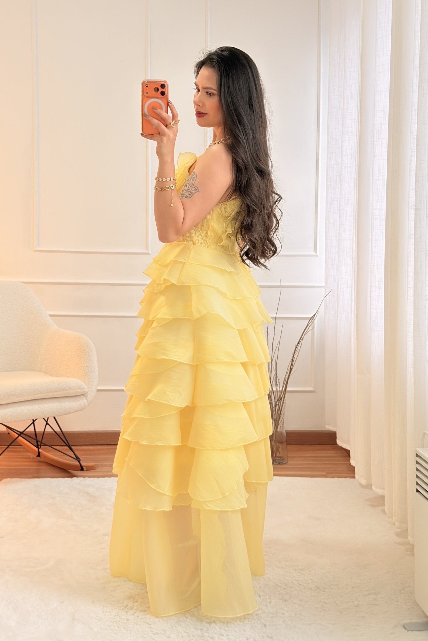 Vestido camadas fluídas MOCHY - lavishiochicvestidoMochy
