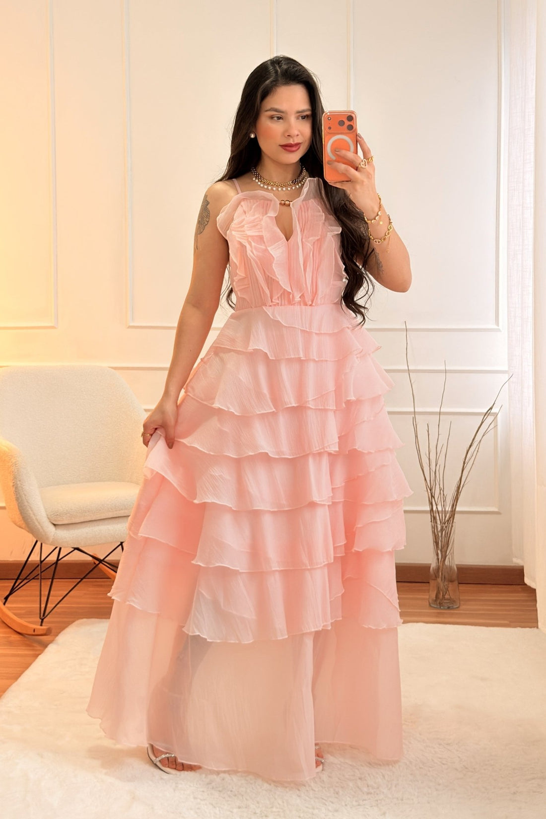 Vestido camadas fluídas MOCHY - lavishiochicvestidoMochy