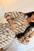 Vestido camiseiro com estampa de correntes - lavishiochicvestidolavishiochic