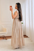 Vestido com alças de laço e barra tiered - lavishiochicvestidolavishiochic