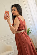Vestido com cinto - lavishiochicvestidolavishiochic
