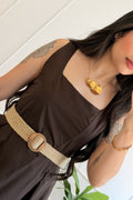 Vestido com cinto - lavishiochicvestidolavishiochic
