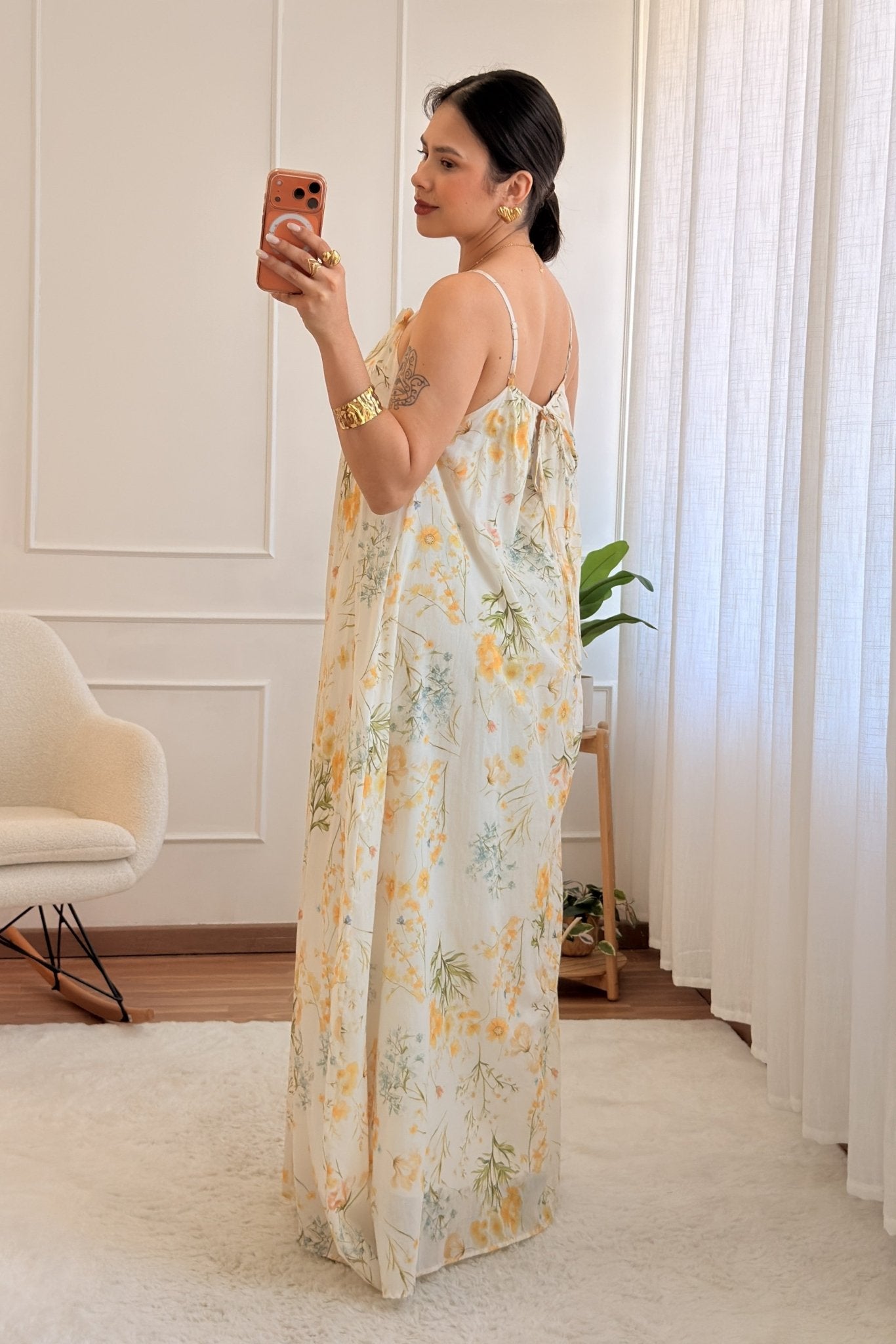 Vestido com estampado floral LUMINA - lavishiochicvestidolumina