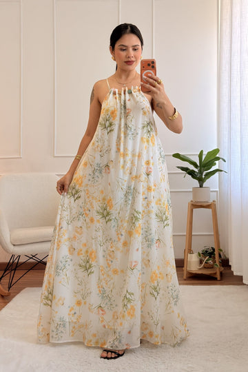 Vestido com estampado floral LUMINA - lavishiochicvestidolumina