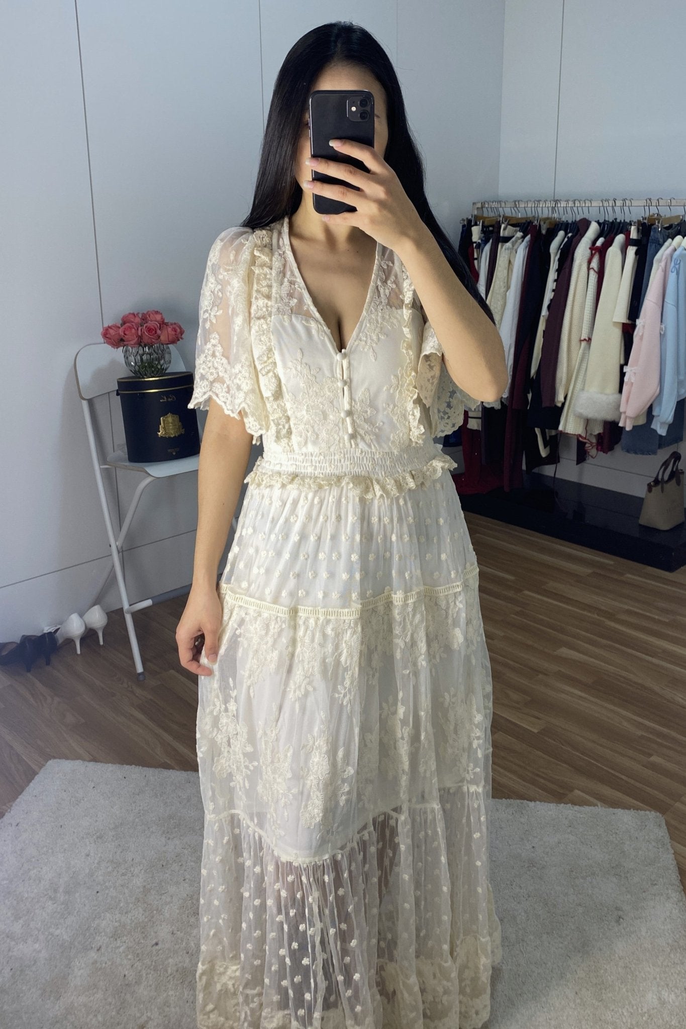 Vestido comprido cerimónia LilyMcBee - lavishiochicvestidoLily McBee