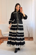 Vestido comprido romântico com renda - lavishiochicvestidolavishiochic