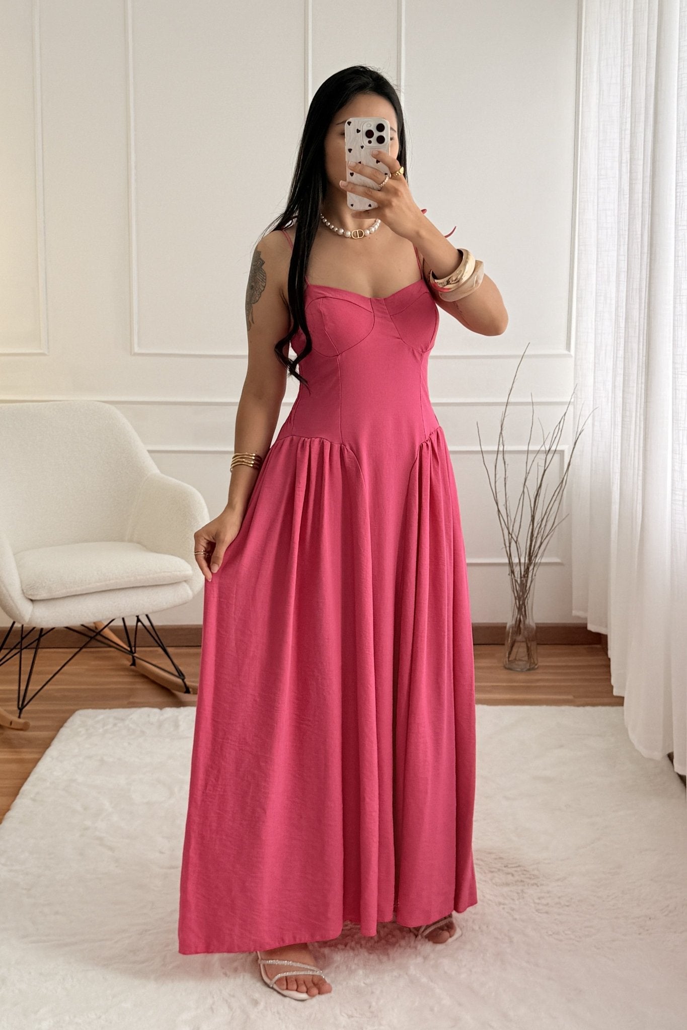 Vestido corpete estruturado - lavishiochicvestidolavishiochic