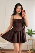 Vestido curto com efeito corset - lavishiochicvestidolavishiochic