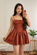 Vestido curto com efeito corset - lavishiochicvestidolavishiochic