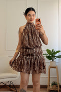Vestido curto com folhos - IVIVI - lavishiochicvestidoIVIVI