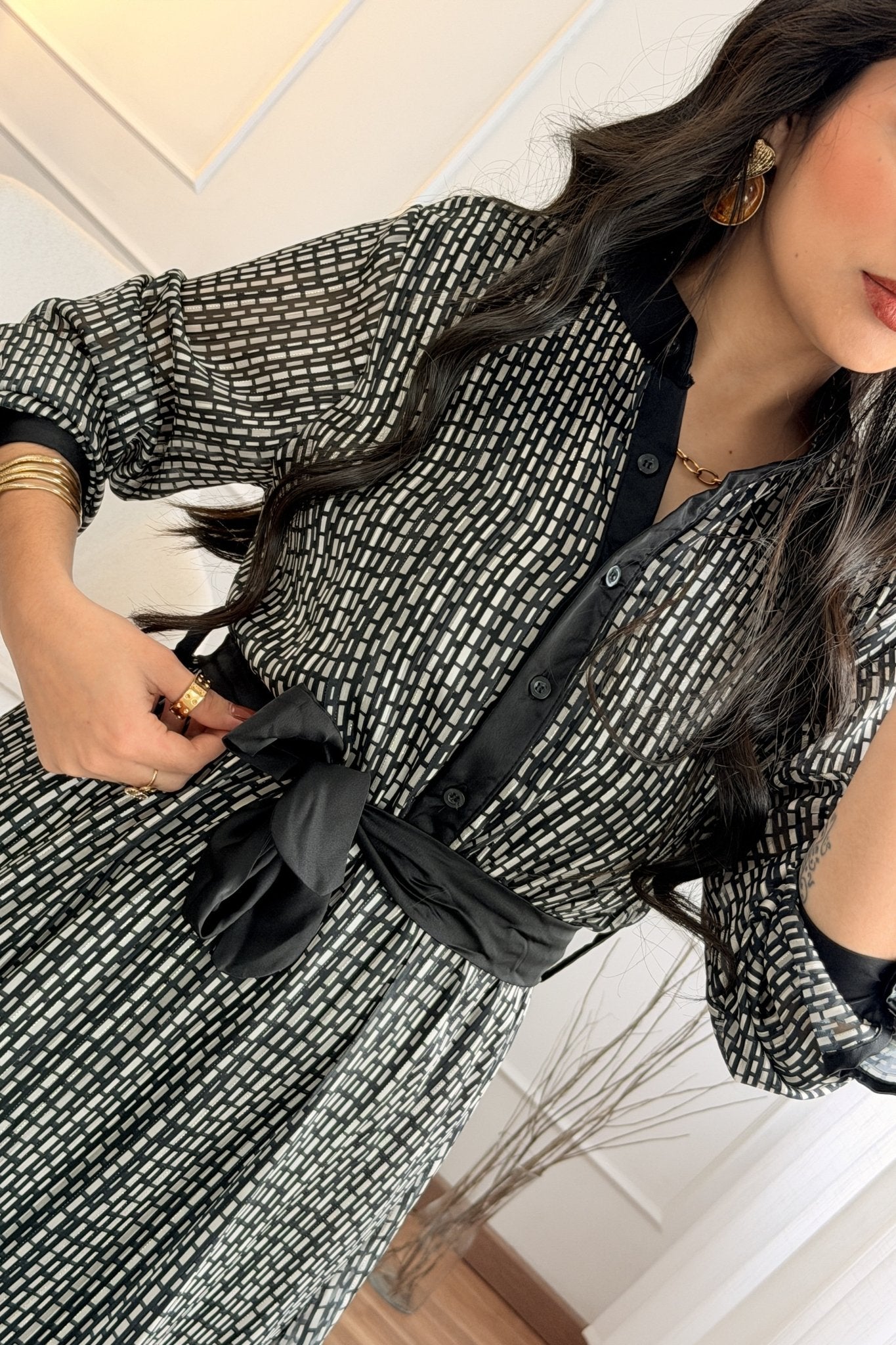Vestido curto estampado - lavishiochicvestidolavishiochic