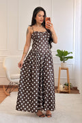 Vestido de bolinhas com alças e copas - lavishiochicvestidolavishiochic