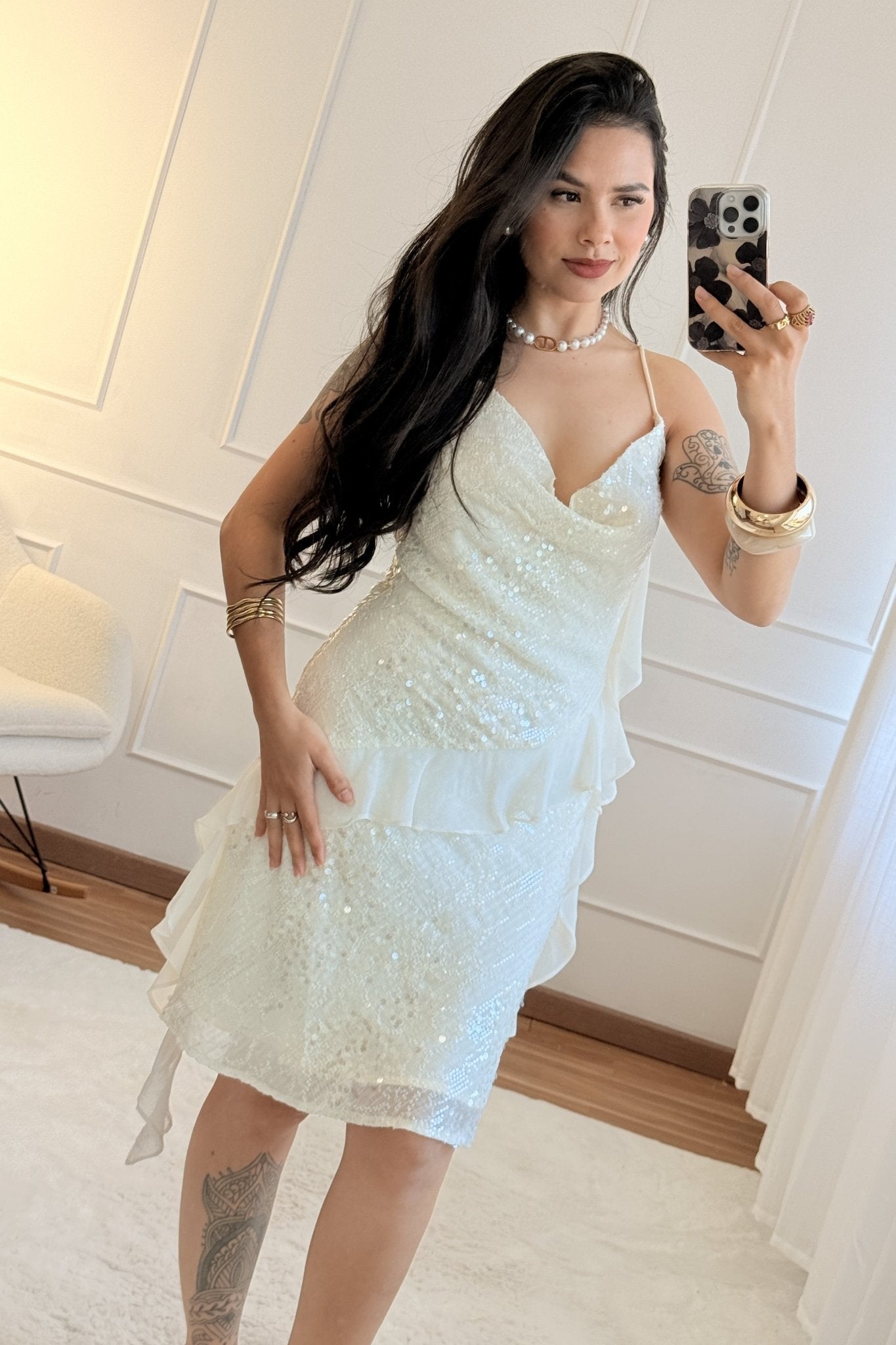 Vestido de lantejoulas - lavishiochicvestidolavishiochic