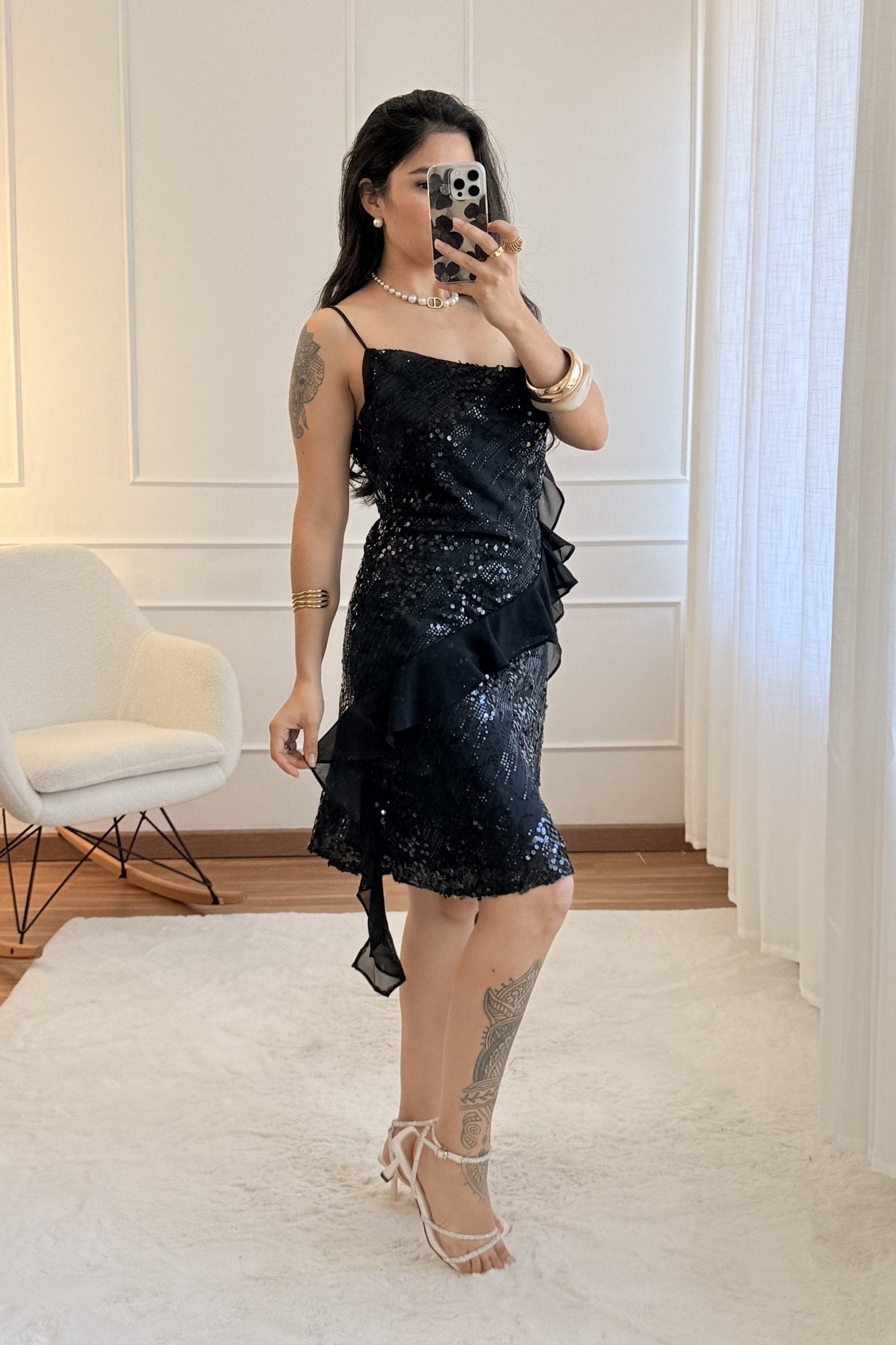 Vestido de lantejoulas - lavishiochicvestidolavishiochic