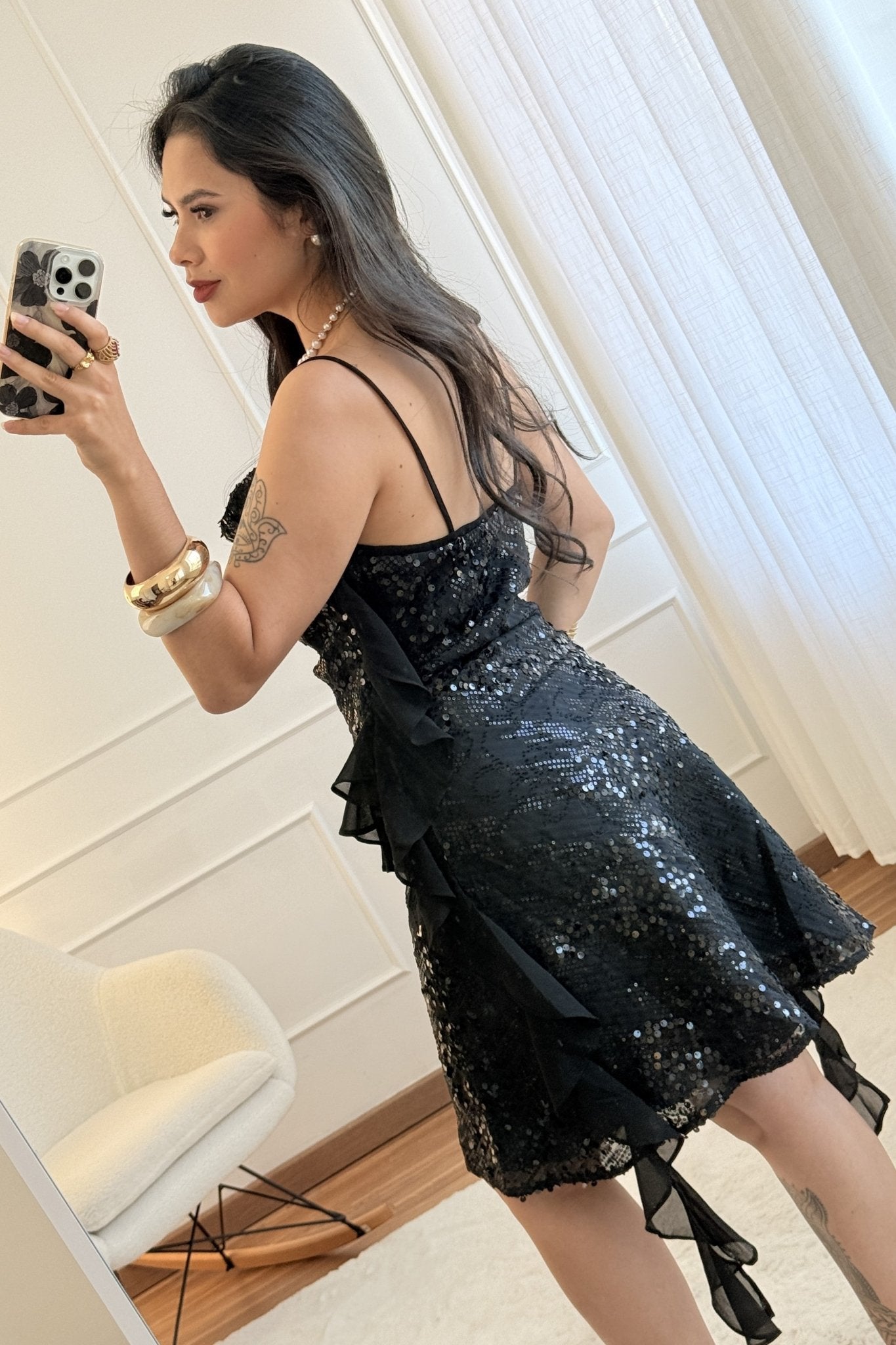 Vestido de lantejoulas - lavishiochicvestidolavishiochic