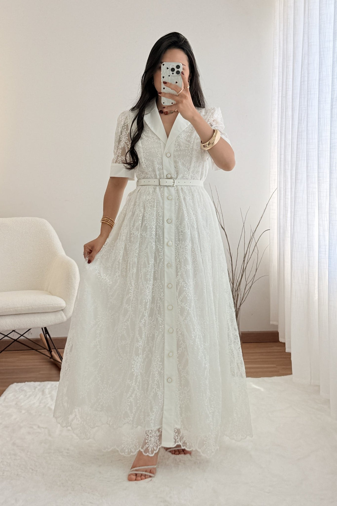 Vestido elegante nobre AZAKA - lavishiochicvestidoAZAKA